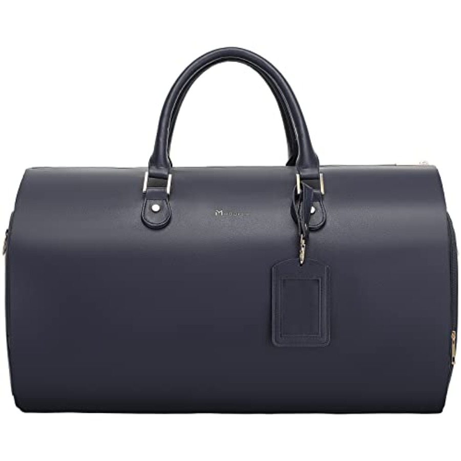 Women Bags Leather - Women Convertible Leather Garment Bag with