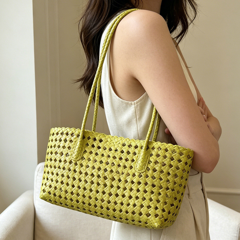 Women Bags Manufacturer - 2026 Women New Simple Weaving Solid