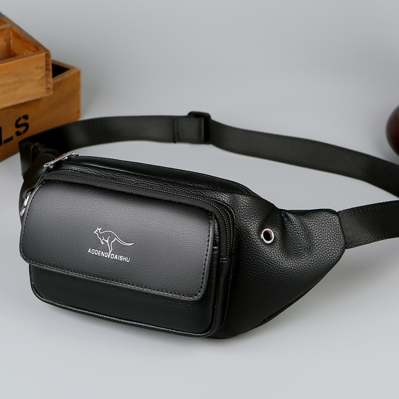 Saddle Bag Leather - Luxury Brand Waist Bag Men Leather