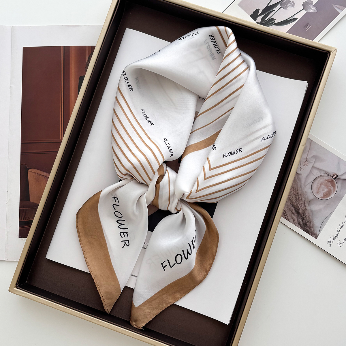 Women Bags Online - Luxury Print Scarf For Women Elegant
