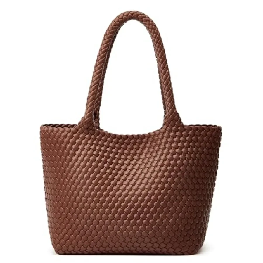 Women Bags Leather - BOYATU Woven Tote Bag for Women:
