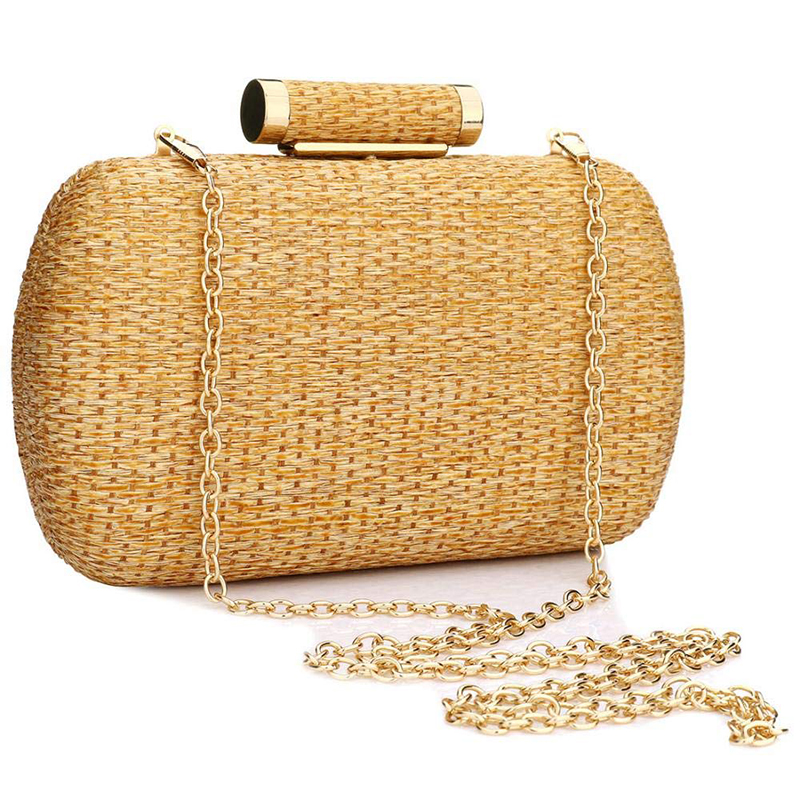 Women Bags Zara - Straw Clutch Purse for Women Wedding