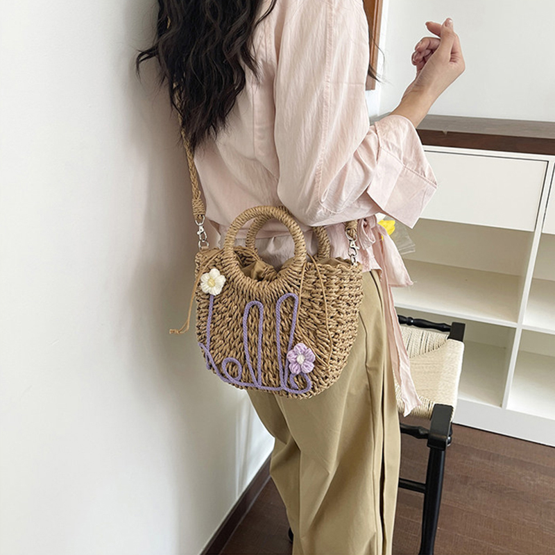 Handwoven Straw Bag Ladies Bea - đánh giá và giá Women'S Bags Holiday