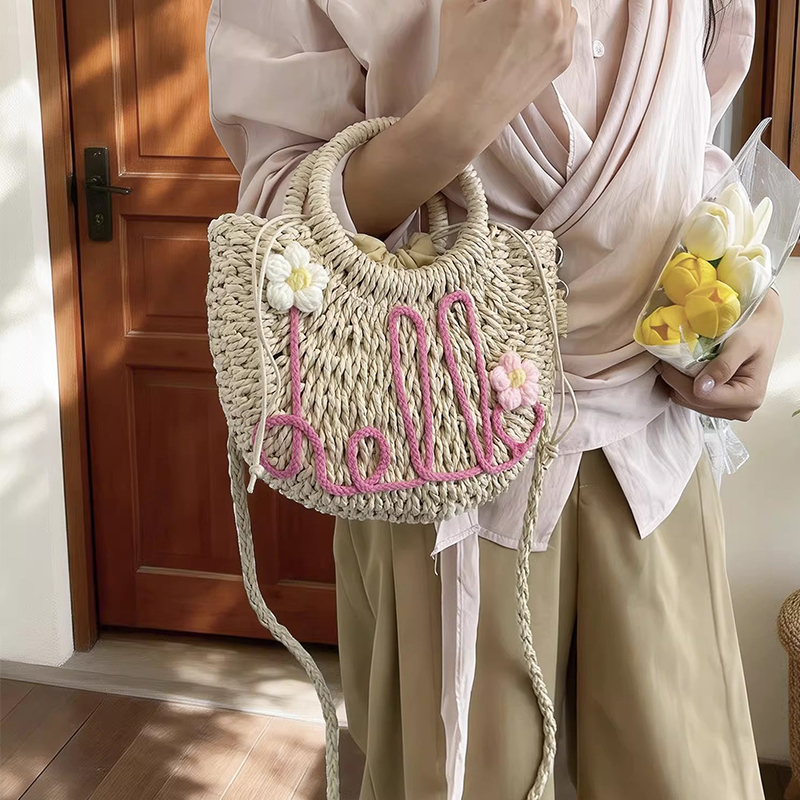 Handwoven Straw Bag Ladies Bea - đánh giá và giá Women'S Bags Holiday