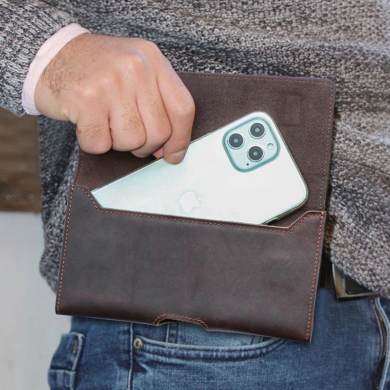 Cowhide Leather Waist Bag Phon - đánh giá và giá Saddle Bag Leather