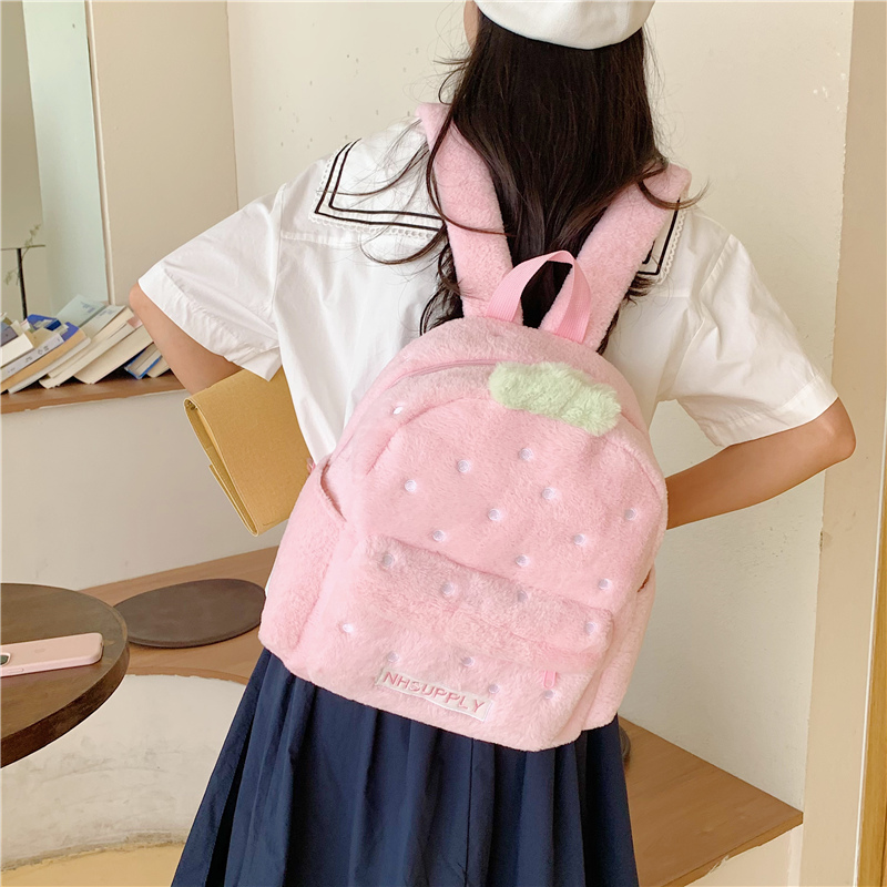 Plush Strawberry Classic Solid - đánh giá và giá Women Bags For Sale