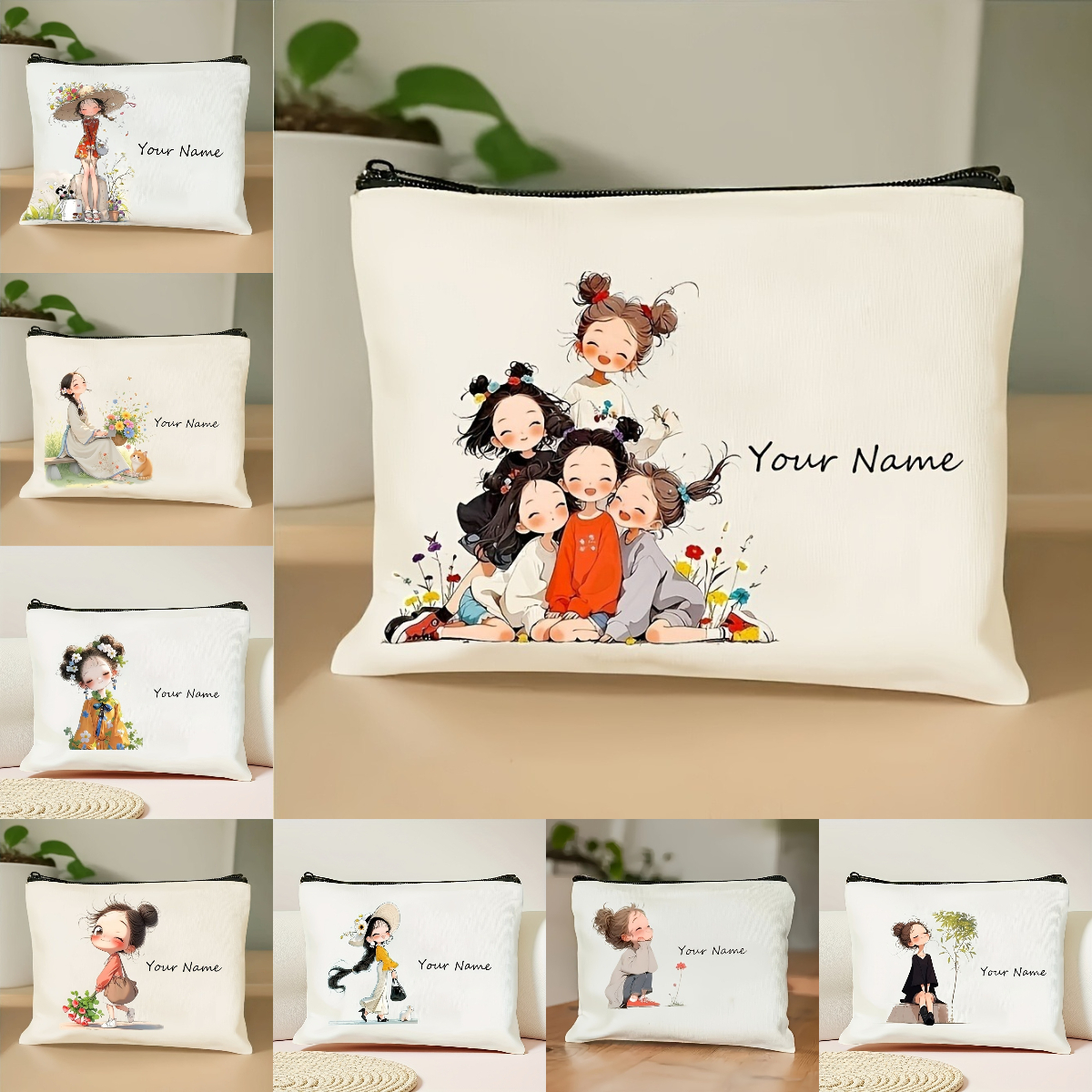 Korean-Style Anime Girl Makeup - đánh giá và giá Women Bags Gift