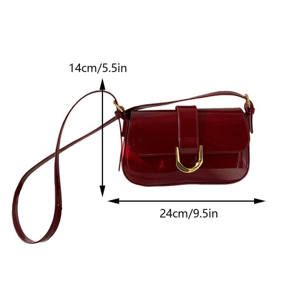 Classic PU Leather Horseshoe B - đánh giá và giá Women Bags Zara