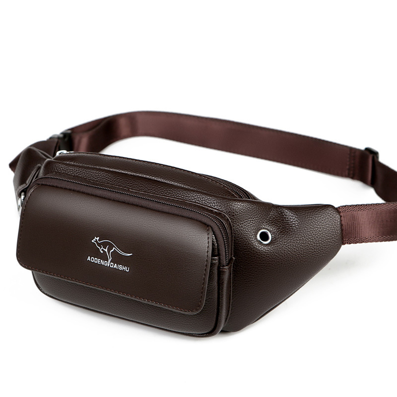 Luxury Brand Waist Bag Men Lea - đánh giá và giá Saddle Bag Leather