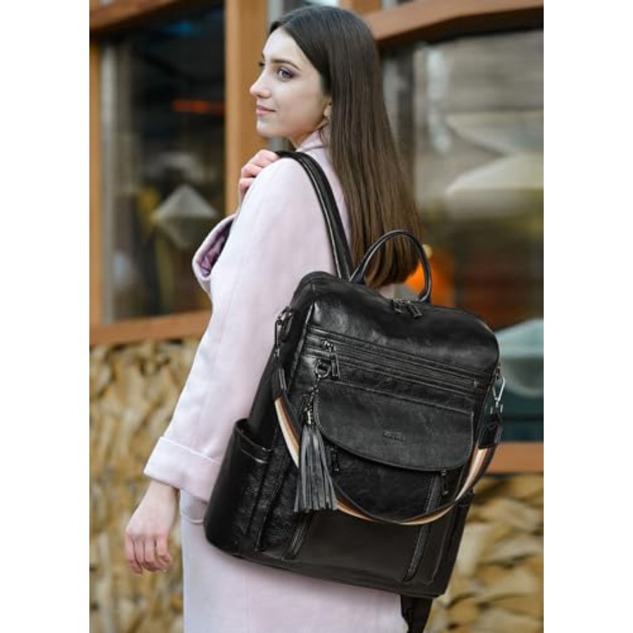 Laptop Backpack for Women 15.6 - đánh giá và giá Women Bags Leather