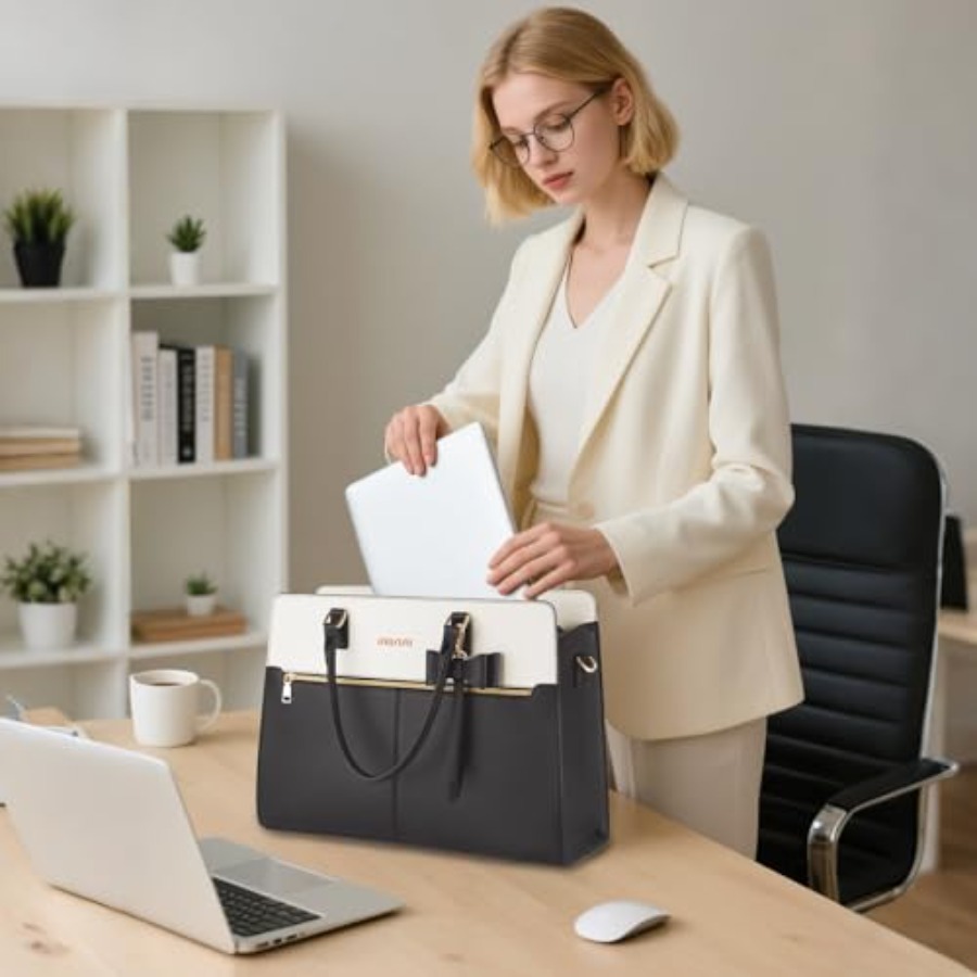 Laptop Tote Bag for Women, 15. - đánh giá và giá Women Bags Leather