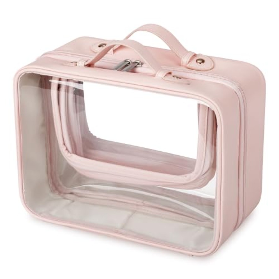 TSA Approved Toiletry Bag, Cle - đánh giá và giá Women Bags Leather