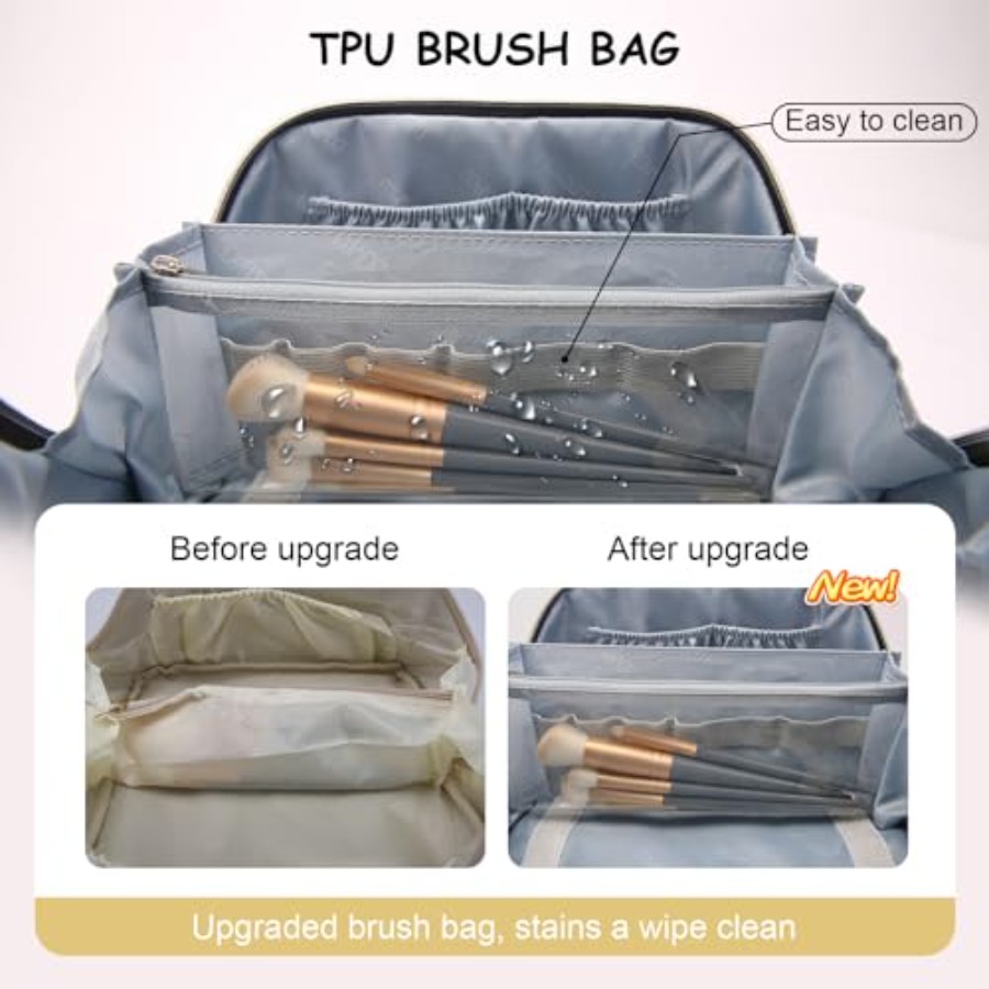 Travel Makeup Bag for Women: C - đánh giá và giá Women Bags Leather