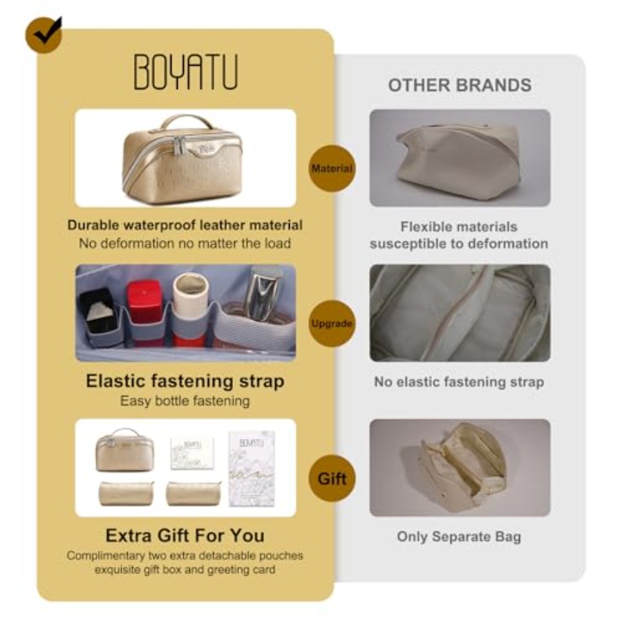 Travel Makeup Bag for Women: C - đánh giá và giá Women Bags Leather