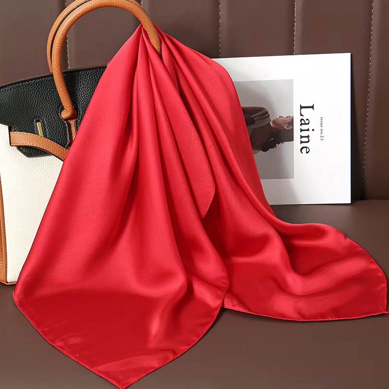 Luxury Solid Color Silk Square - đánh giá và giá Women Bags Online