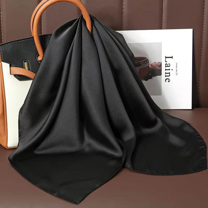 Luxury Solid Color Silk Square - đánh giá và giá Women Bags Online