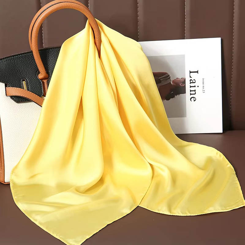 Luxury Solid Color Silk Square - đánh giá và giá Women Bags Online