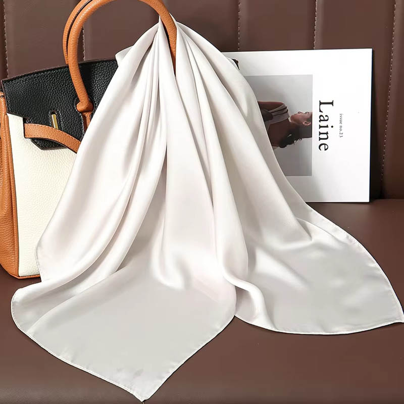 Luxury Solid Color Silk Square - đánh giá và giá Women Bags Online