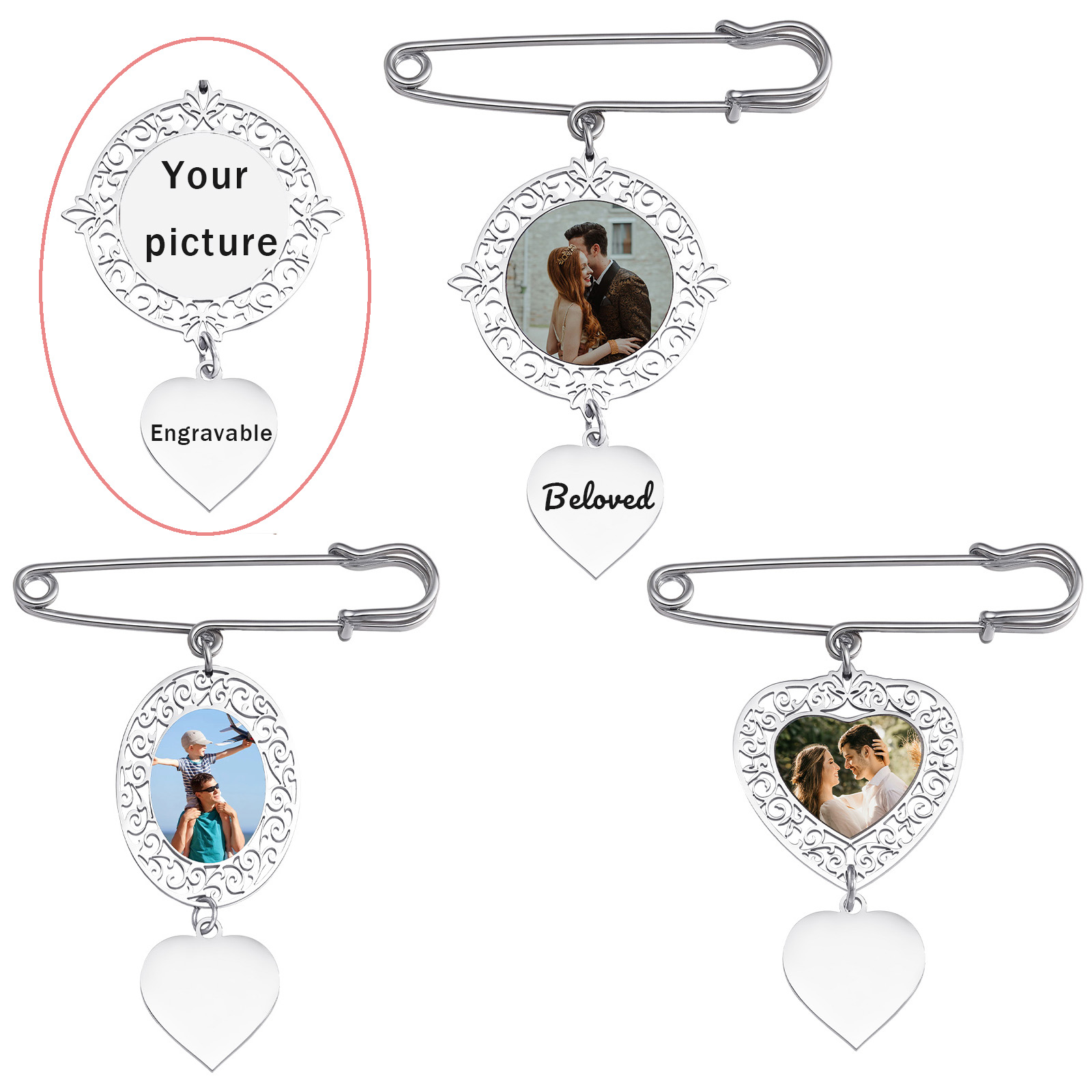 Custom Picture Badge Brooches  - đánh giá và giá Women Bags Discount
