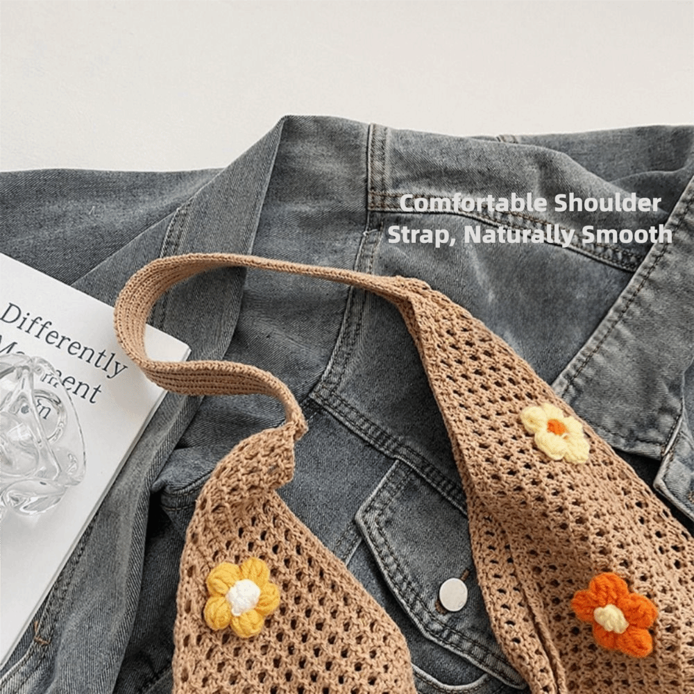 Fashion Flower Knitted Shoulde - đánh giá và giá Women Bags Manufacturer