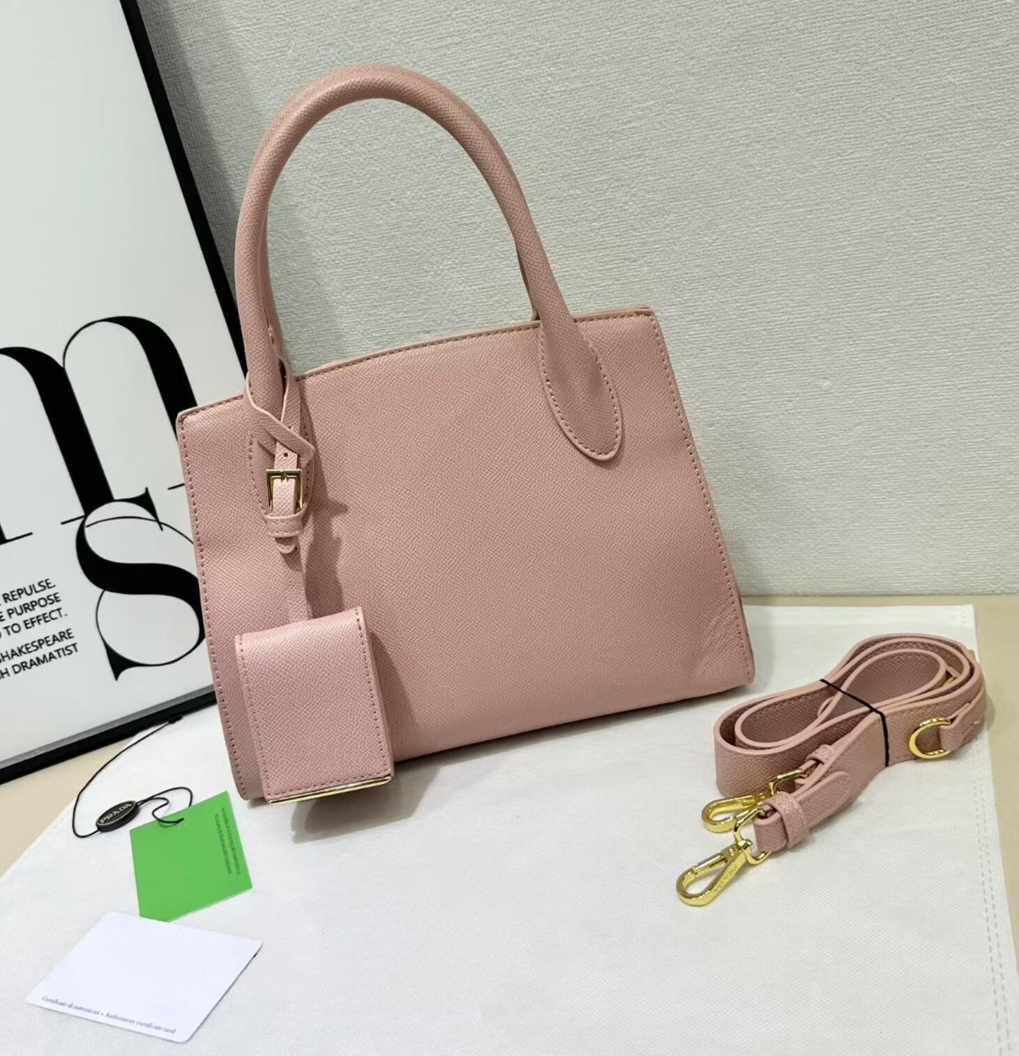 Women Dusty Pink Crossgrain Le - đánh giá và giá Women Bags Prada
