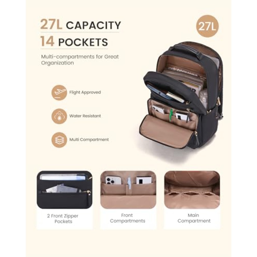 Laptop Backpack for Women with - đánh giá và giá Women Bags Leather