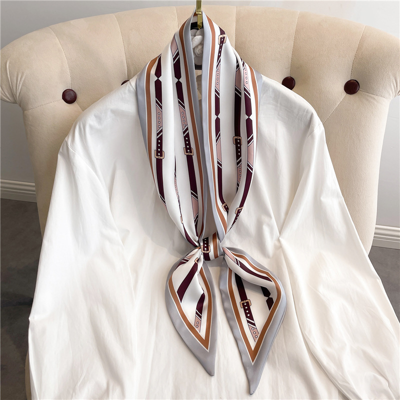Fashion Print Long Silk Scarf  - đánh giá và giá Women Bags Online