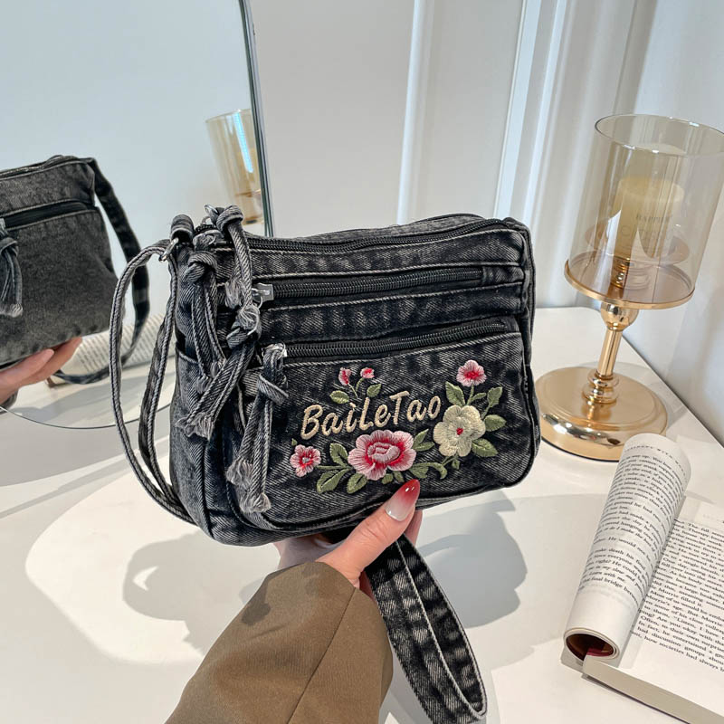 New Lightweight Denim Zipper C - đánh giá và giá Women Bags For Sale