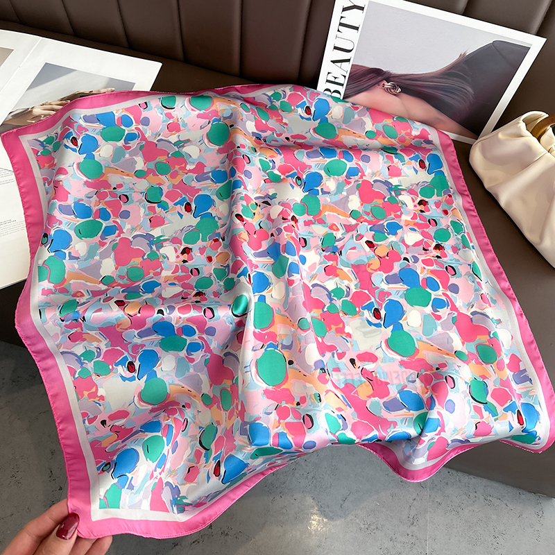 Luxury Floral Print Square Sil - đánh giá và giá Women Bags Online