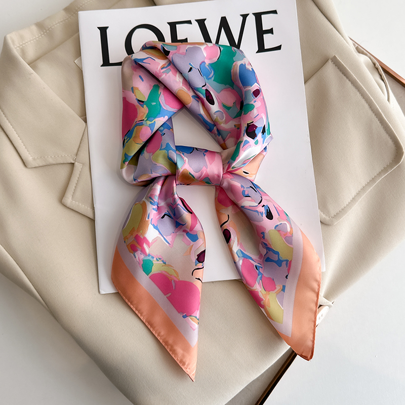 Luxury Floral Print Square Sil - đánh giá và giá Women Bags Online