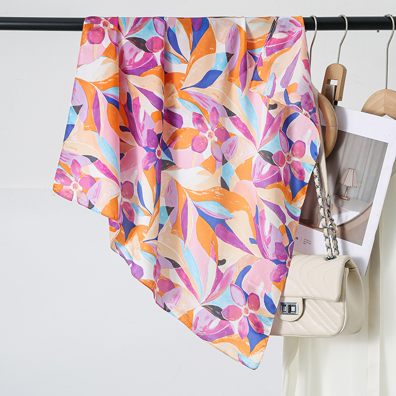 Luxury Floral Print Square Sil - đánh giá và giá Women Bags Online