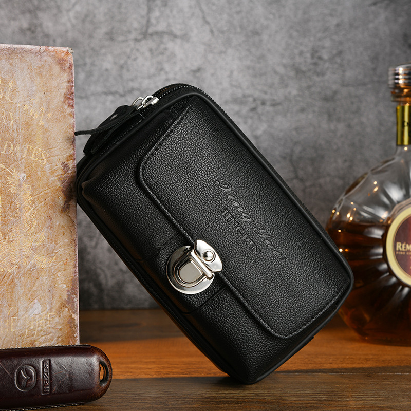 PU Leather Waist Pack for Men  - đánh giá và giá Saddle Bag Leather