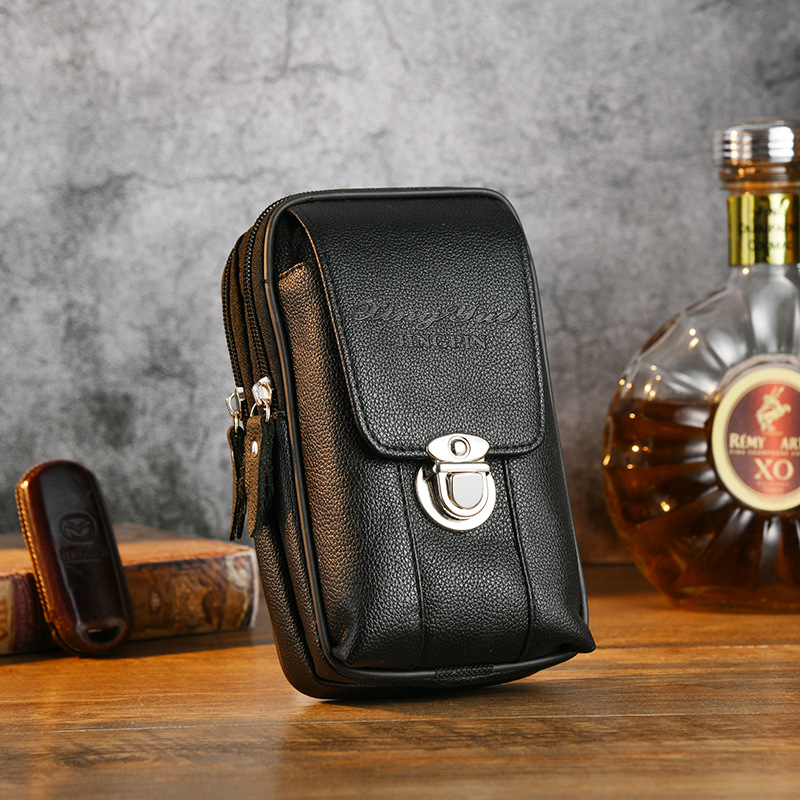 PU Leather Waist Pack for Men  - đánh giá và giá Saddle Bag Leather