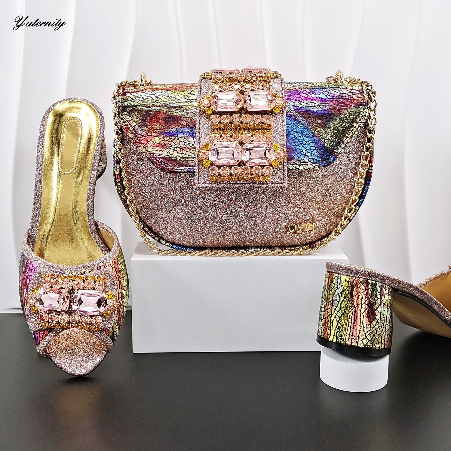 New Design Fashion Rhinestone  - đánh giá và giá Women Bags Designer