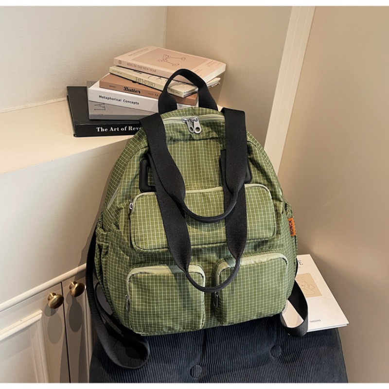 Multi-pocket Checkered Youth B - đánh giá và giá Women Bags For Sale