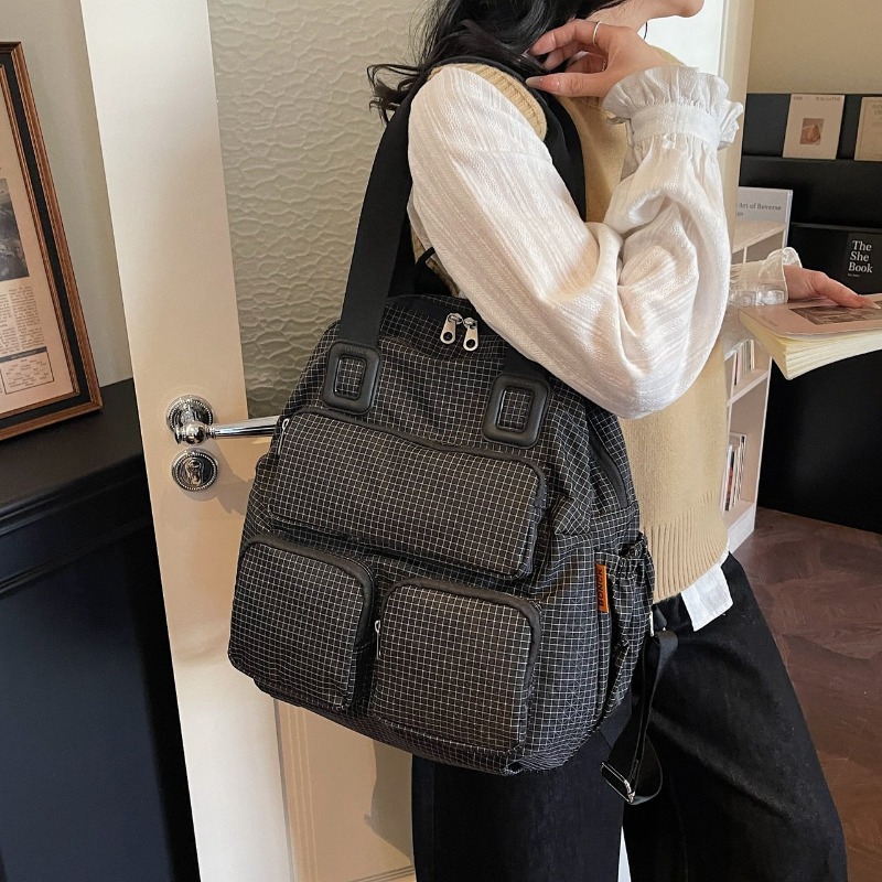 Multi-pocket Checkered Youth B - đánh giá và giá Women Bags For Sale