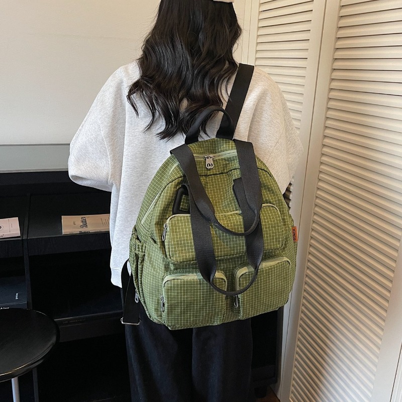 Multi-pocket Checkered Youth B - đánh giá và giá Women Bags For Sale