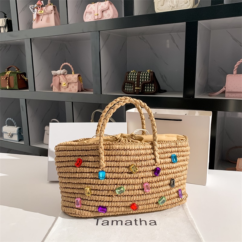 Summer Straw Woven Handmade Ha - đánh giá và giá Women'S Bags Holiday
