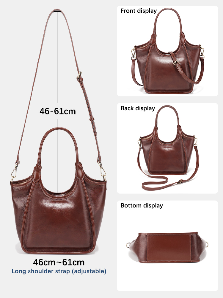 Zency Oil Wax Leather Top Hand - đánh giá và giá Women'S Bags Top 10