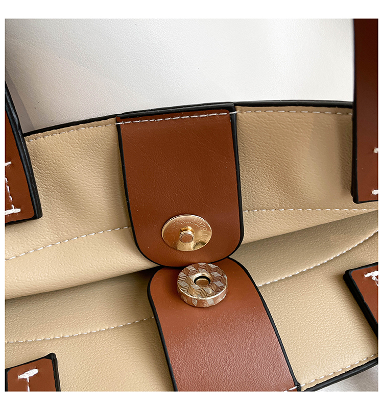 Sewing Thread PU Shoulder Bags - đánh giá và giá Women Bags Discount