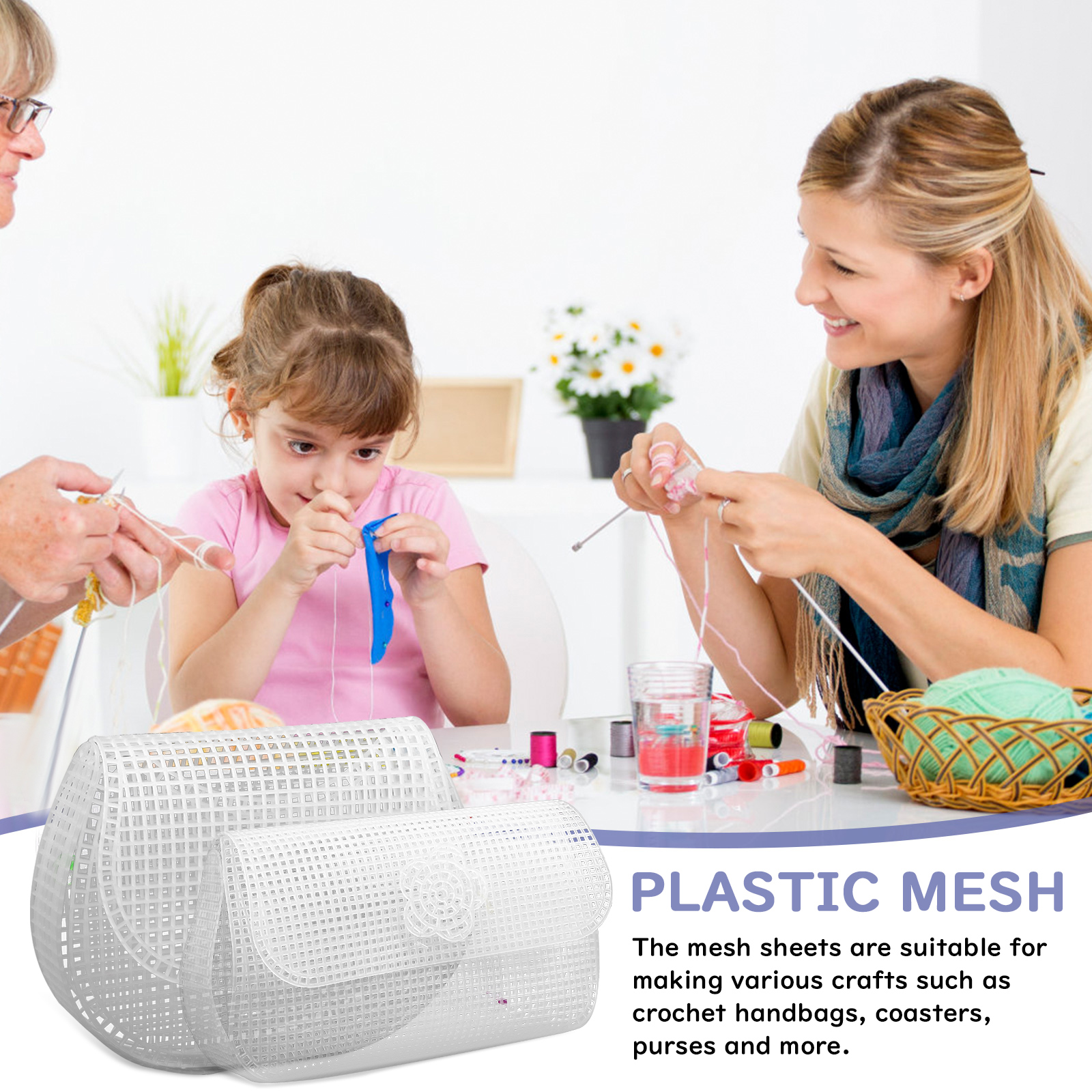 6 Pcs DIY Plastic Mesh Canvas  - đánh giá và giá Women Bags Manufacturer