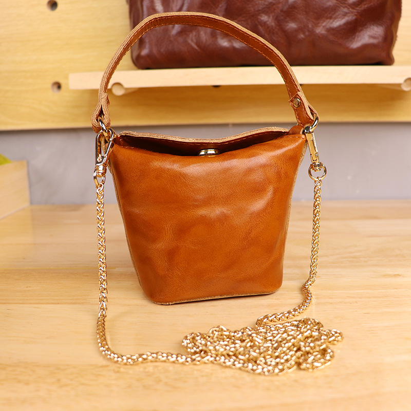 Oil Wax Leather Mini Bucket Ba - đánh giá và giá Women'S Bags Top 10