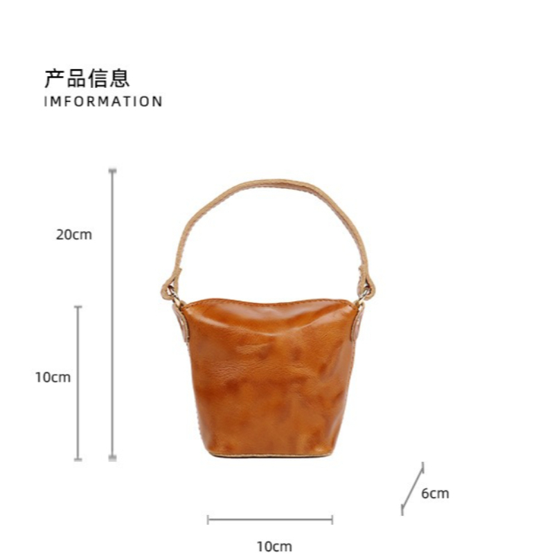 Oil Wax Leather Mini Bucket Ba - đánh giá và giá Women'S Bags Top 10