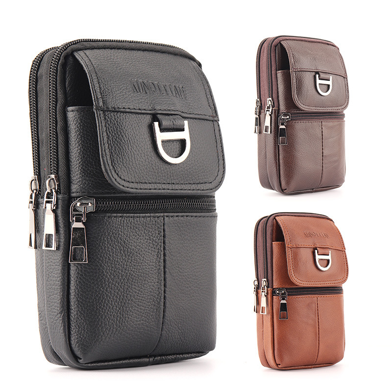 Men's leather waist bag - Larg - đánh giá và giá Saddle Bag Leather