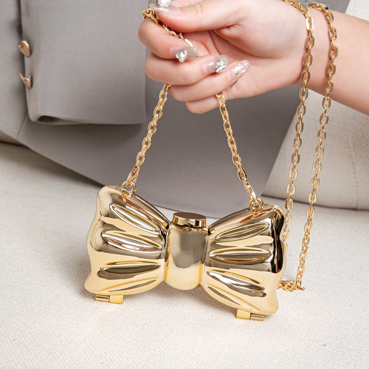 Luxury Fashion Metal Mini Hand - đánh giá và giá Women Bags Online